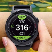 GolfBuddy watch display