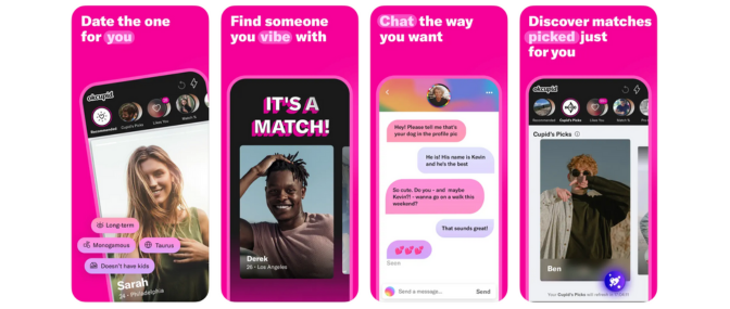OkCupid dating app screenshot 